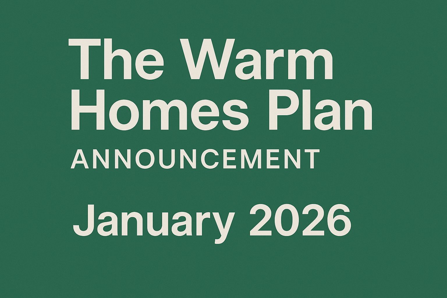 Warm Homes Plan with Net Zero Gurus